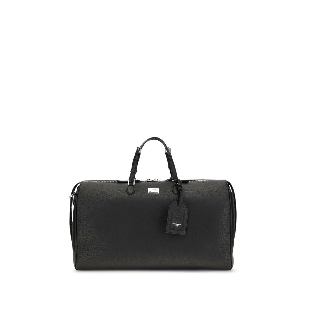 2026 New Arrival Dolce & Gabbana Black Calf Leather Bos Taurus Briefcase