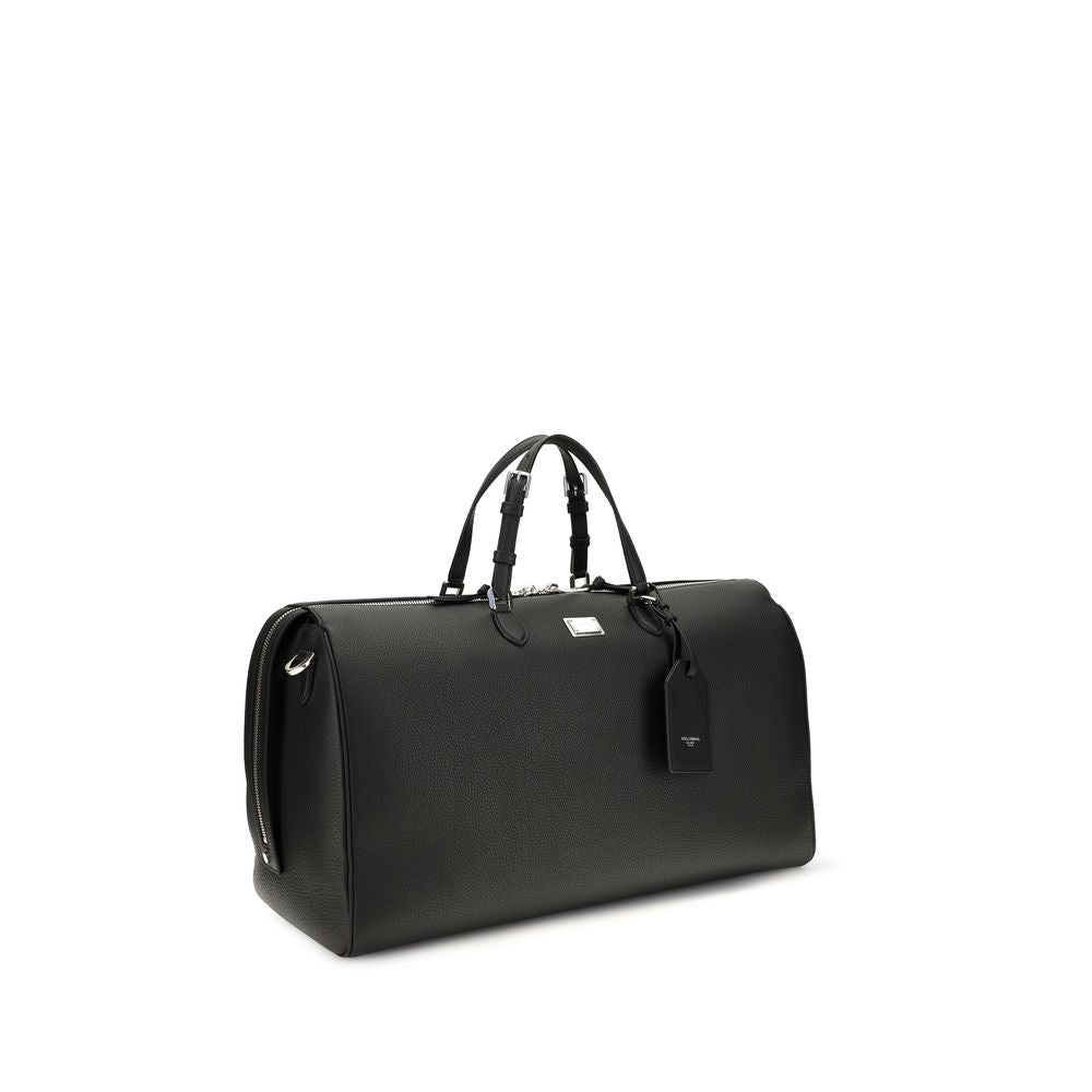 2026 New Arrival Dolce & Gabbana Black Calf Leather Bos Taurus Briefcase