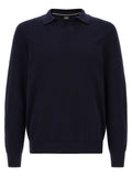 2026 New Arrival Hugo Boss Blue Cotton Polo Shirt