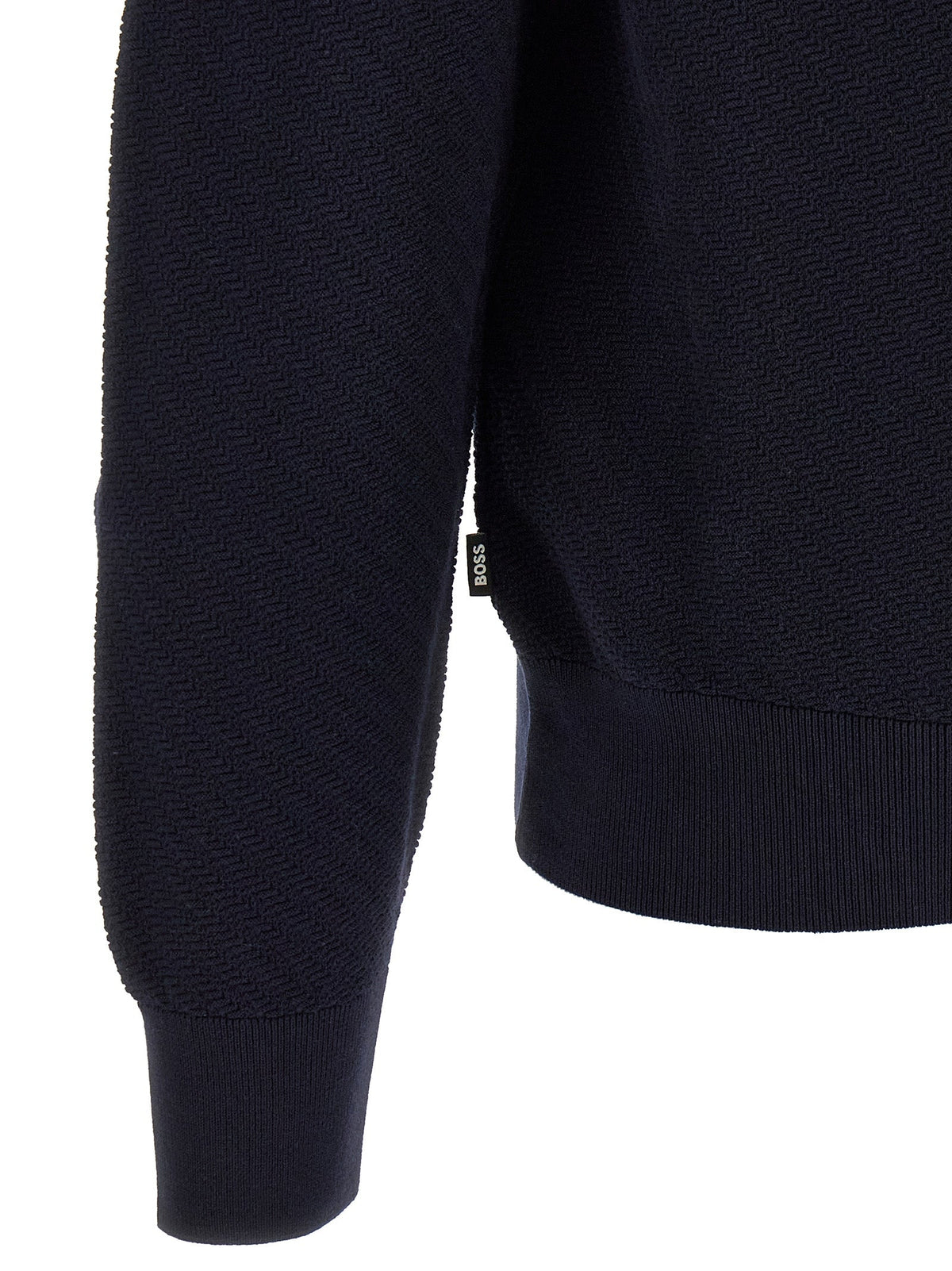 2026 New Arrival Hugo Boss Blue Cotton Polo Shirt