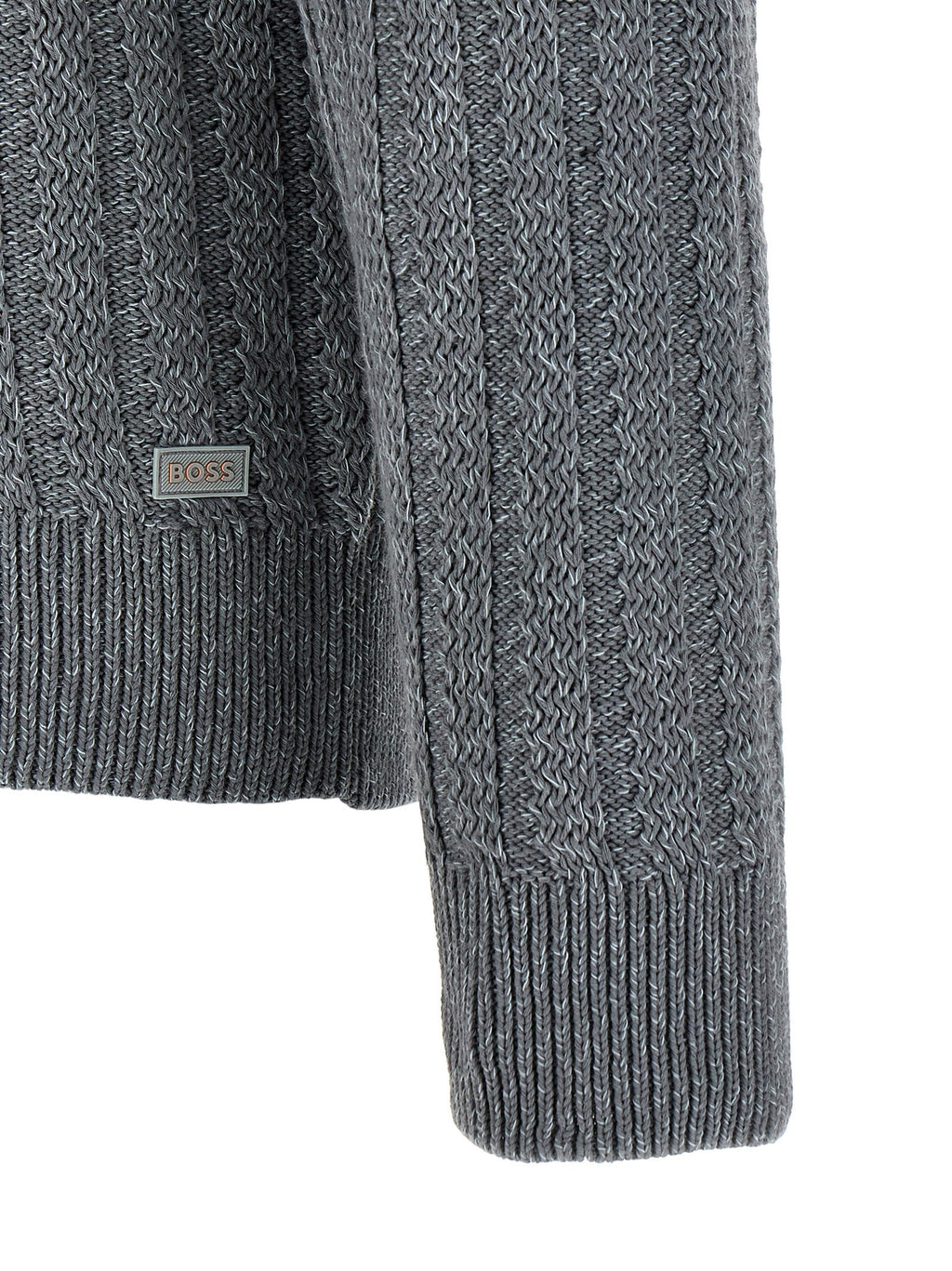 2026 New Arrival Hugo Boss Gray Cotton Cardigan