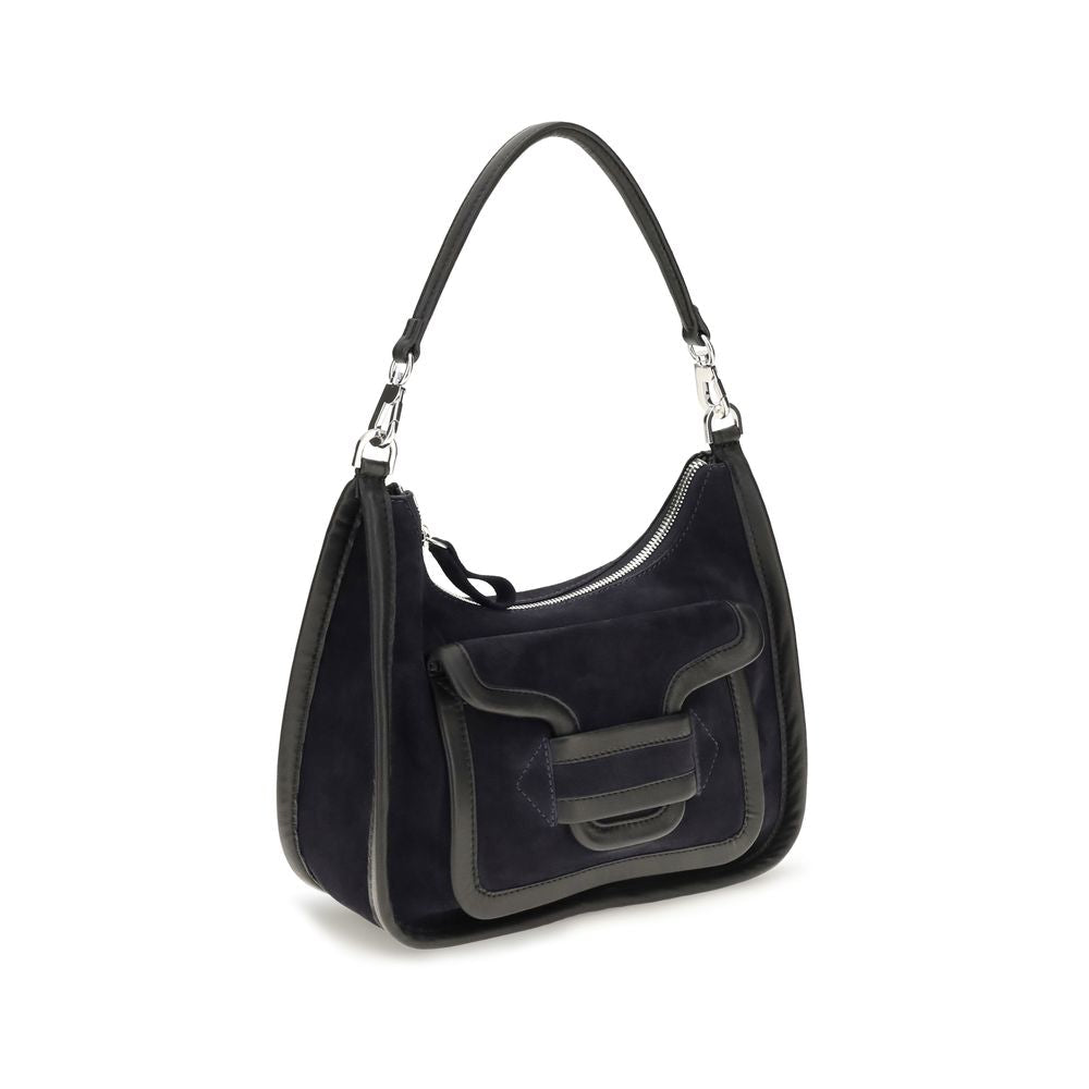 2026 New Arrival Pierre Hardy Black Calf Leather Bos Taurus Shoulder Bag