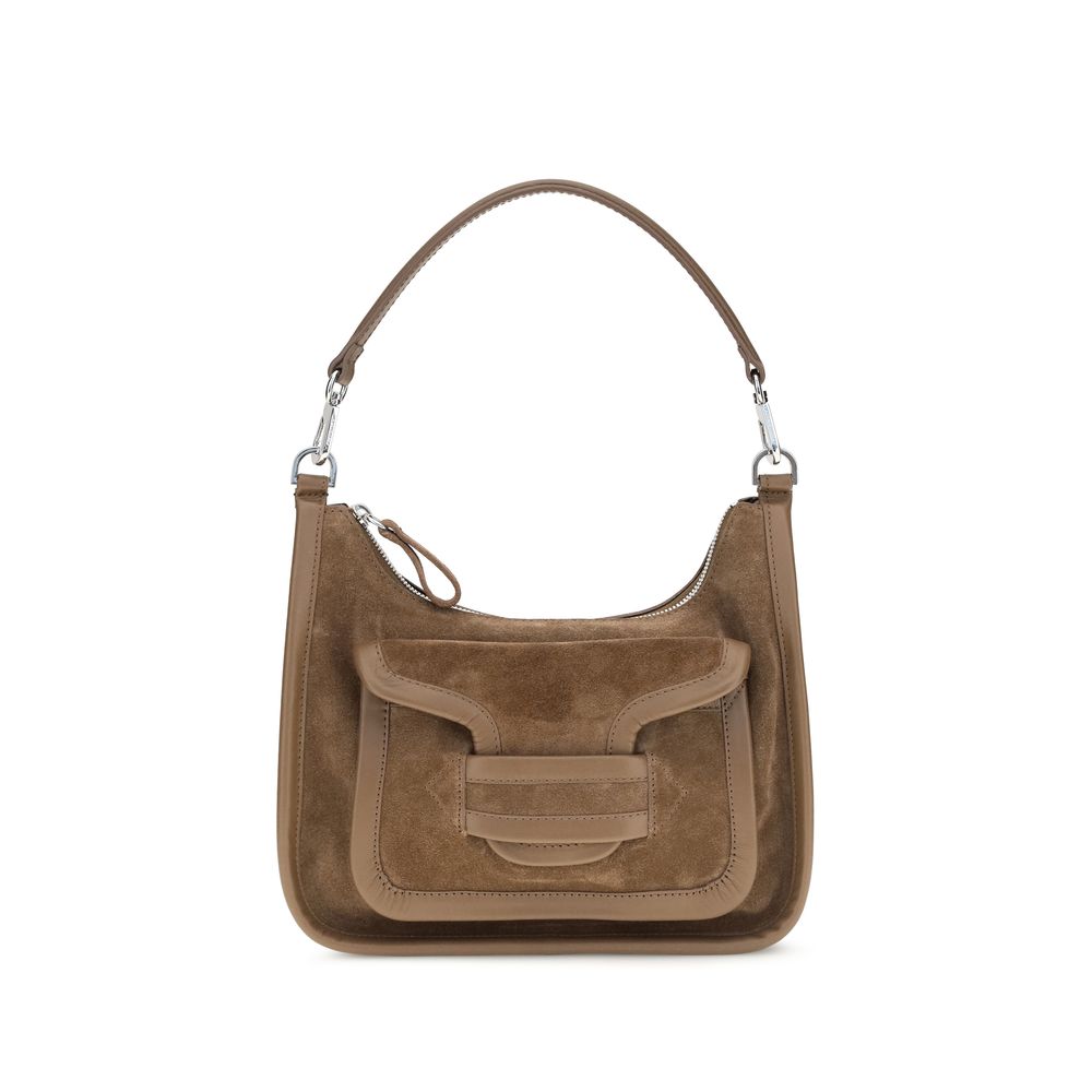 2026 New Arrival Pierre Hardy Beige Calf Leather Bos Taurus Shoulder Bag