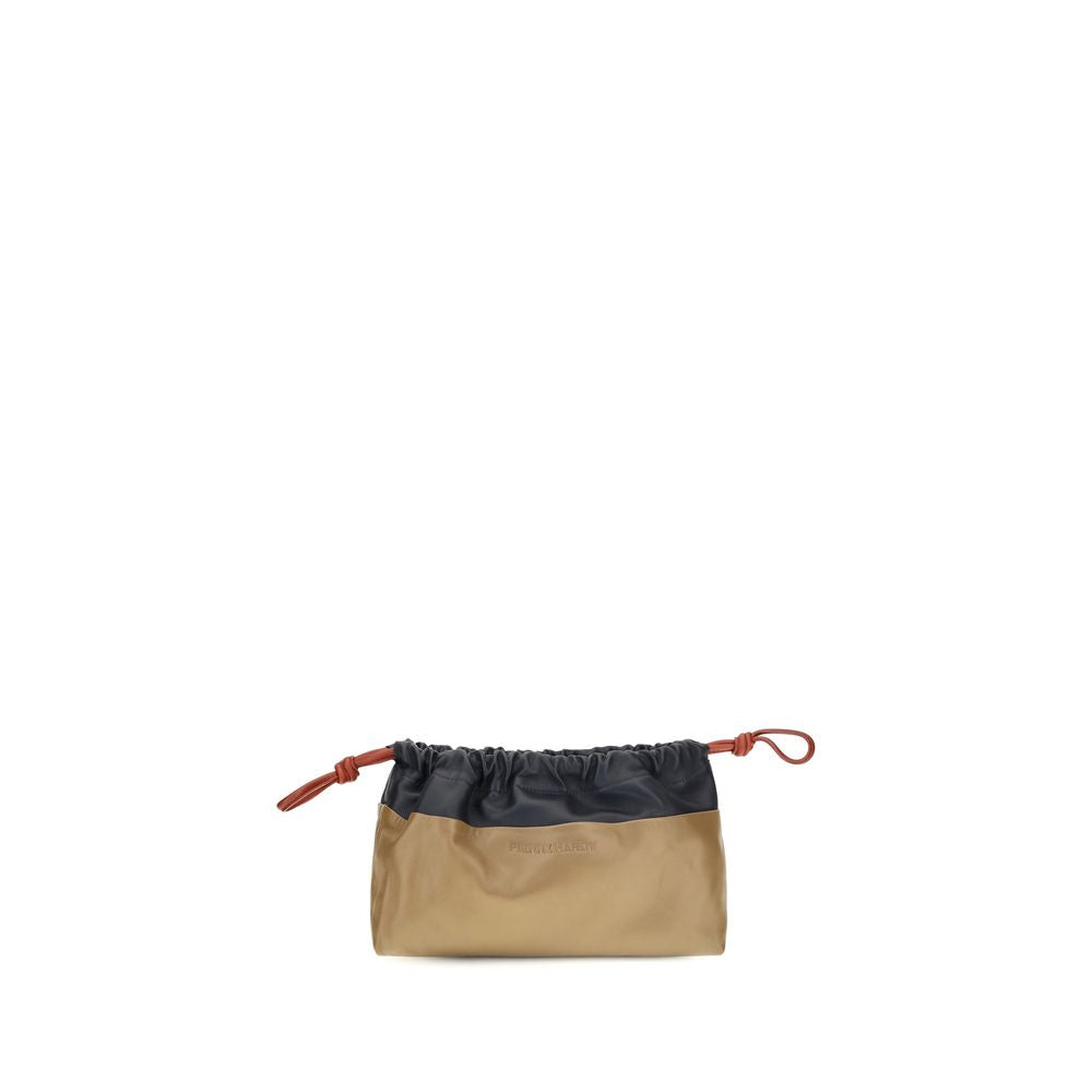 2026 New Arrival Pierre Hardy Beige Calf Leather Bos Taurus Shoulder Bag