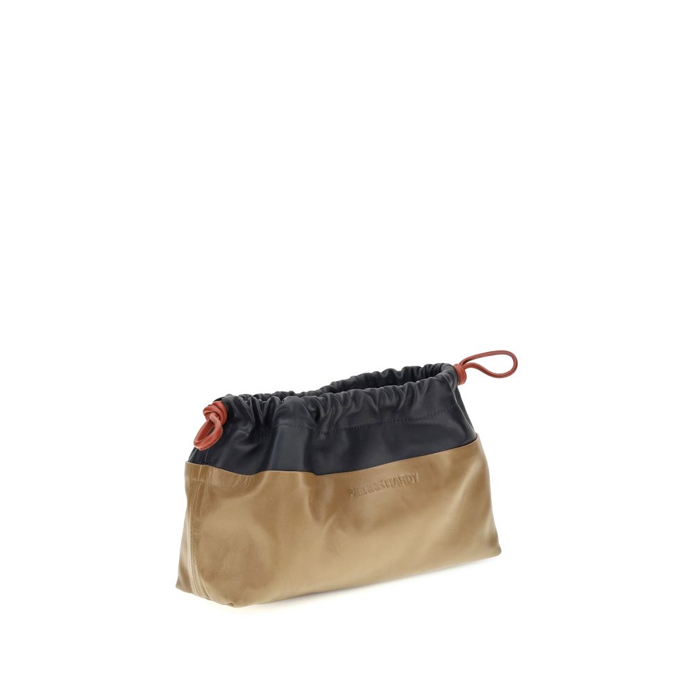 2026 New Arrival Pierre Hardy Beige Calf Leather Bos Taurus Shoulder Bag