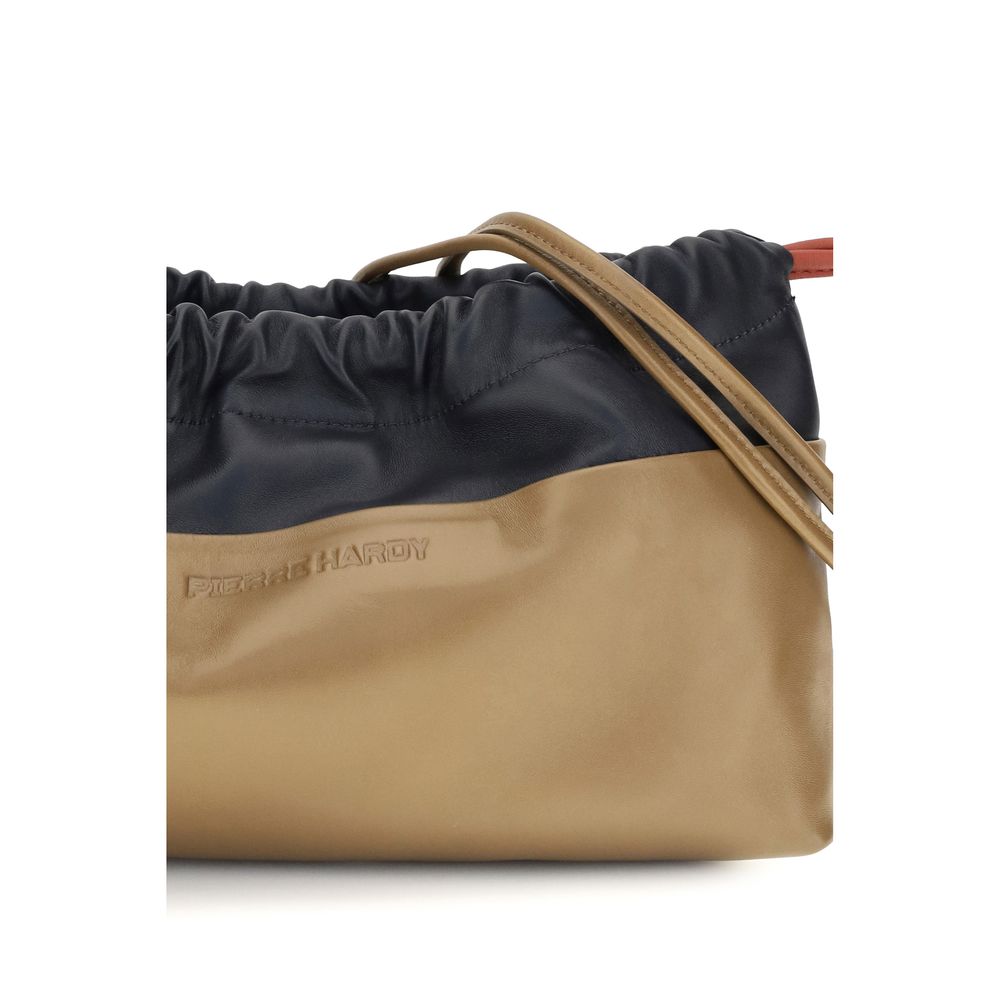 2026 New Arrival Pierre Hardy Beige Calf Leather Bos Taurus Shoulder Bag