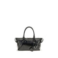 2026 New Arrival Miu Miu Black Calf Leather Bos Taurus Handbag