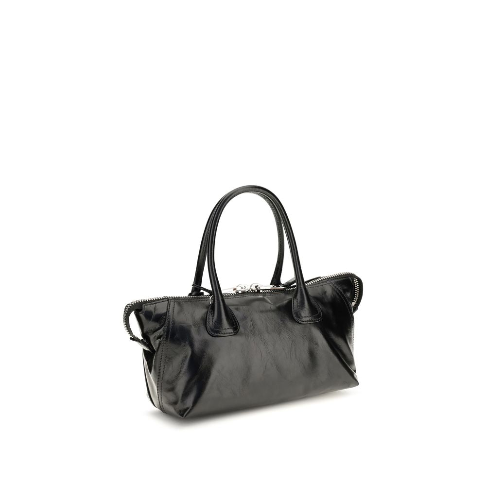 2026 New Arrival Miu Miu Black Calf Leather Bos Taurus Handbag