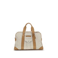 2026 New Arrival Brunello Cucinelli Beige Calf Leather Bos Taurus Luggage And Travel