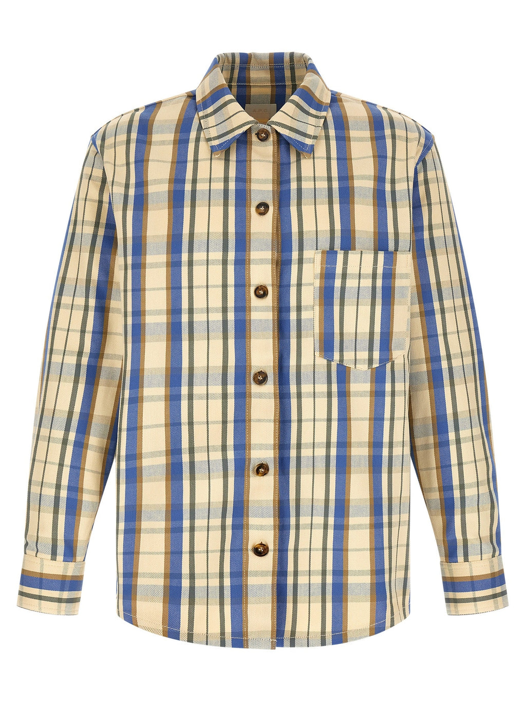 2026 New Arrival A.P.C. Bicolor Cotton Blouse