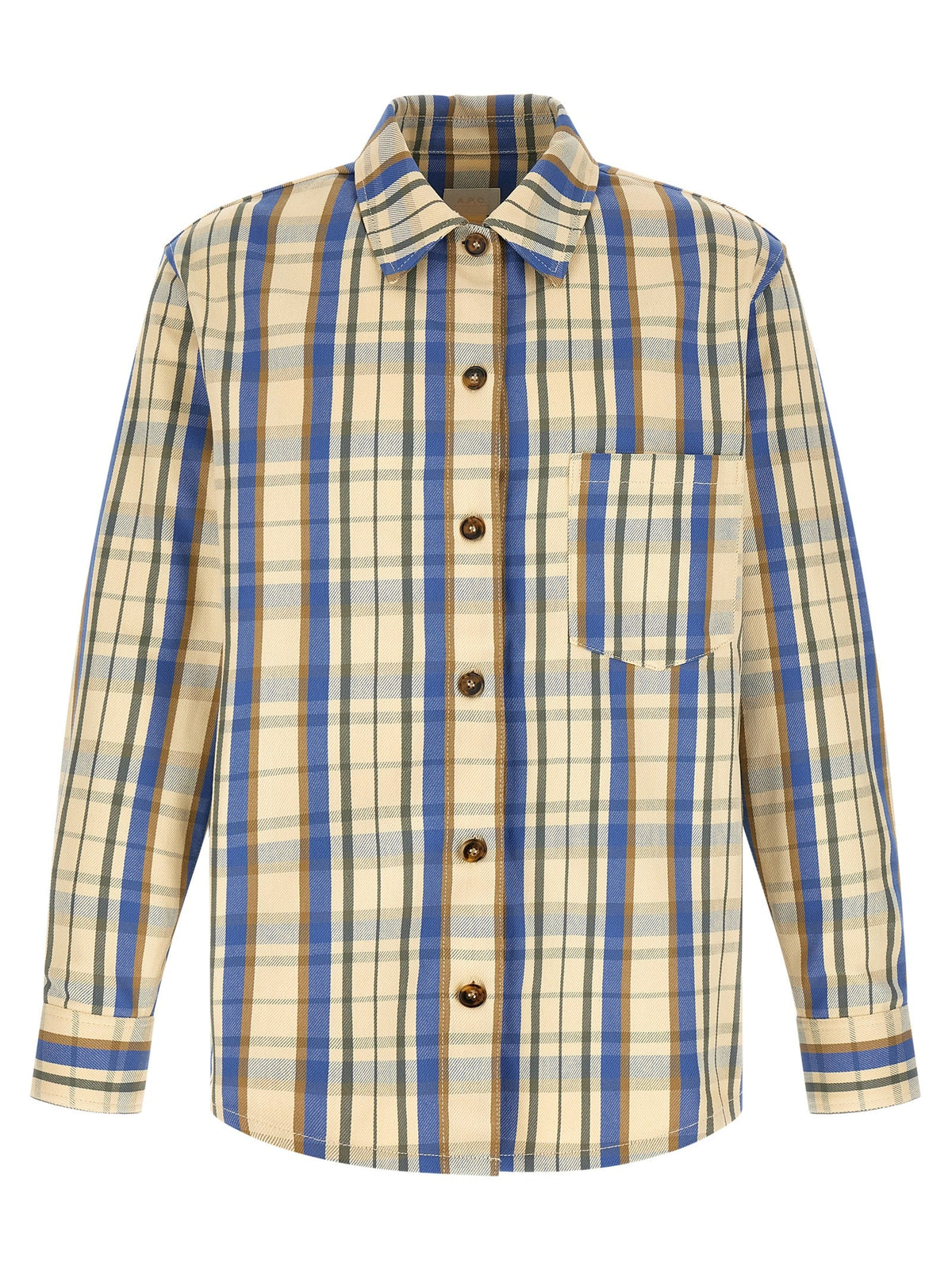 2026 New Arrival A.P.C. Bicolor Cotton Blouse