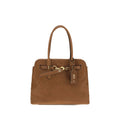 2026 New Arrival Miu Miu Brown Calf Leather Bos Taurus Shoulder Bag