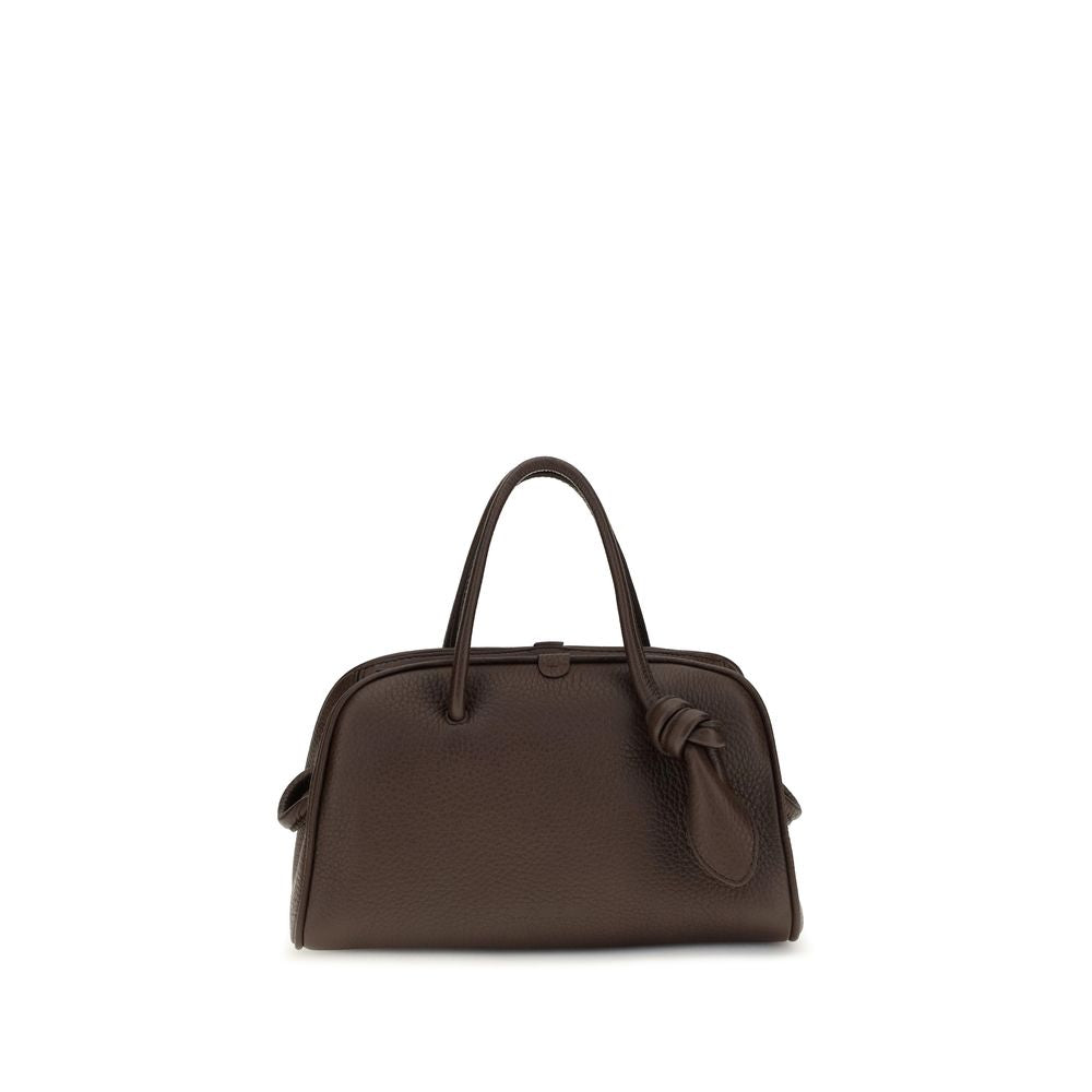 2026 New Arrival Jacquemus Brown Calf Leather Bos Taurus Handbag