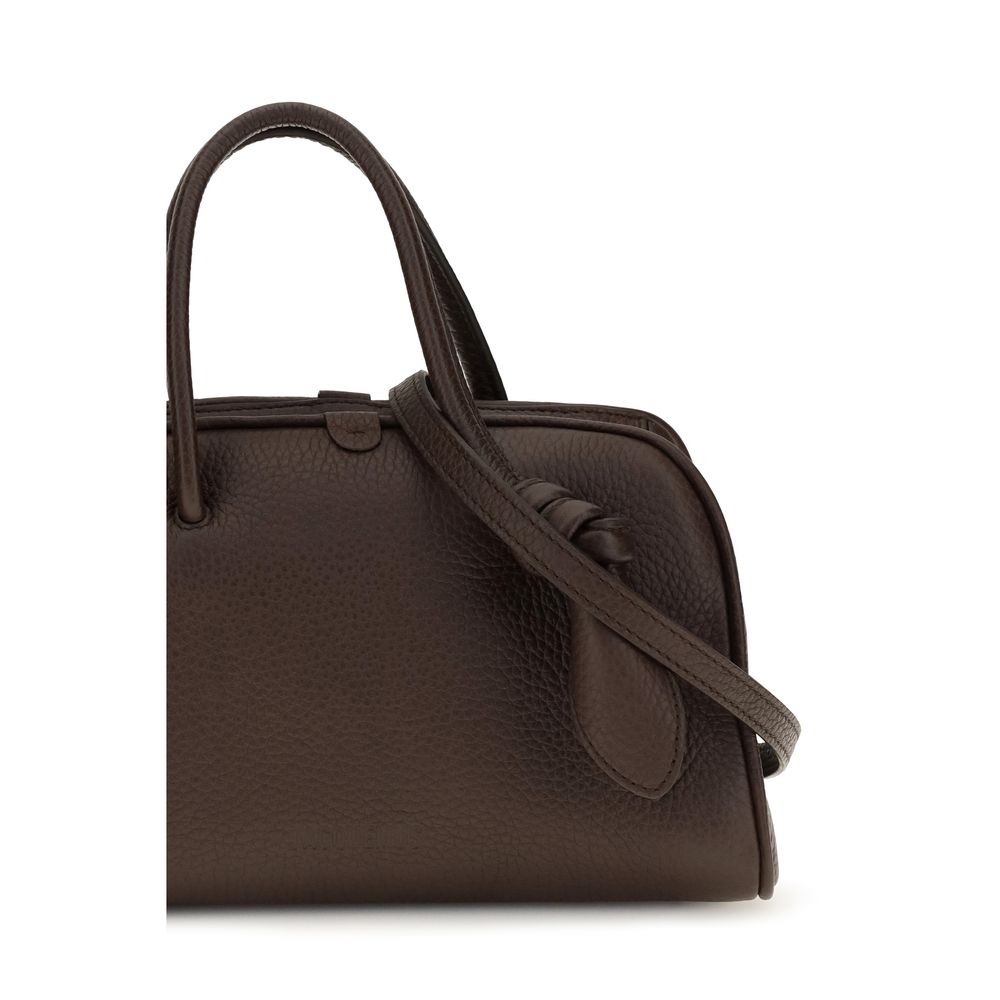 2026 New Arrival Jacquemus Brown Calf Leather Bos Taurus Handbag