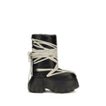 2026 New Arrival Rick Owens Black Calf Leather Bos Taurus Lace-Up Boots