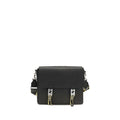 2026 New Arrival Fendi Black Calf Leather Bos Taurus Shoulder Bag