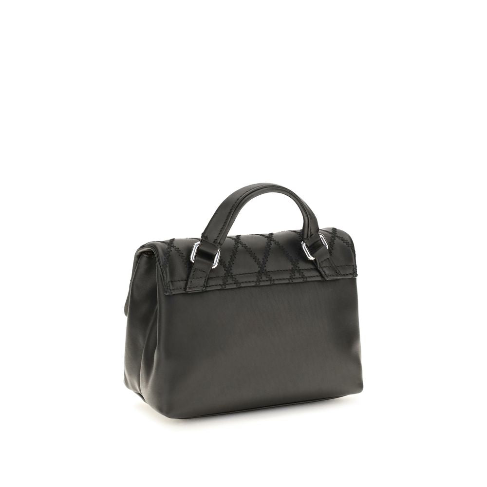 2026 New Arrival Zanellato Black Calf Leather Bos Taurus Shoulder Bag