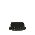 2026 New Arrival Fendi Black Calf Leather Bos Taurus Shoulder Bag