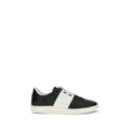2026 New Arrival Valentino Garavani Black Calf Leather Bos Taurus Sneakers
