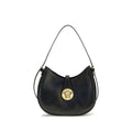 2026 New Arrival Versace Black Calf Leather Bos Taurus Shoulder Bag