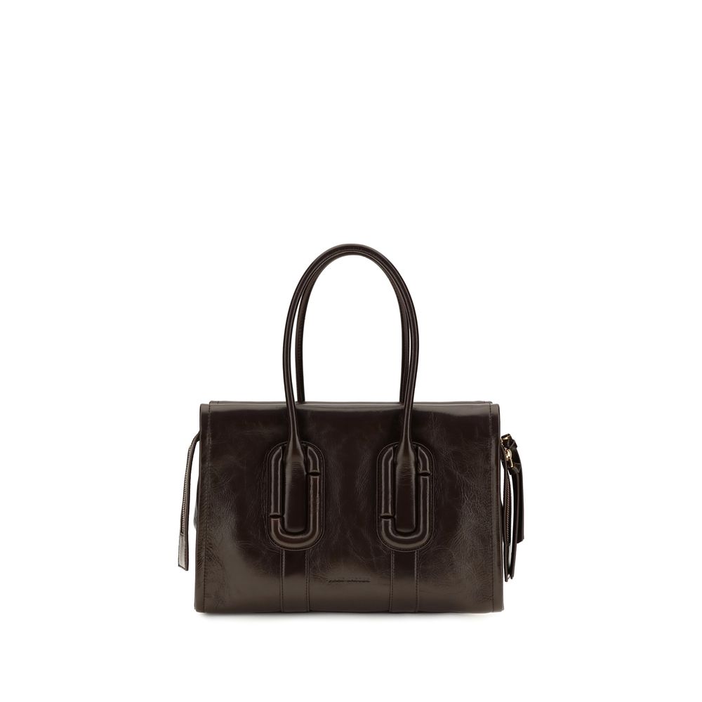 2026 New Arrival Marc Jacobs Brown Calf Leather Bos Taurus Shoulder Bag