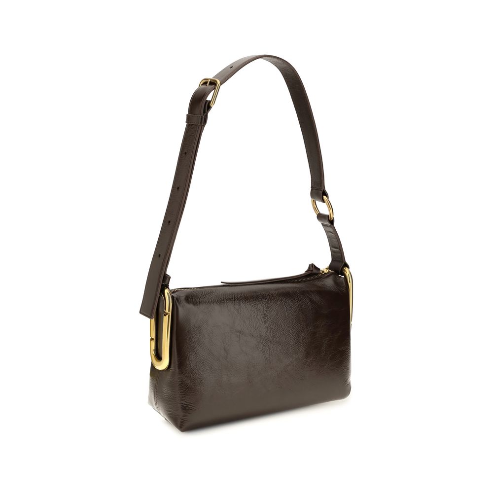 2026 New Arrival Marc Jacobs Brown Calf Leather Bos Taurus Shoulder Bag