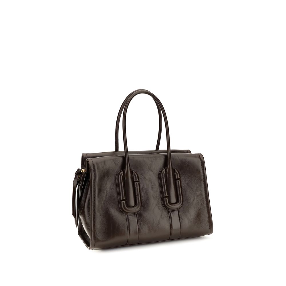 2026 New Arrival Marc Jacobs Brown Calf Leather Bos Taurus Shoulder Bag