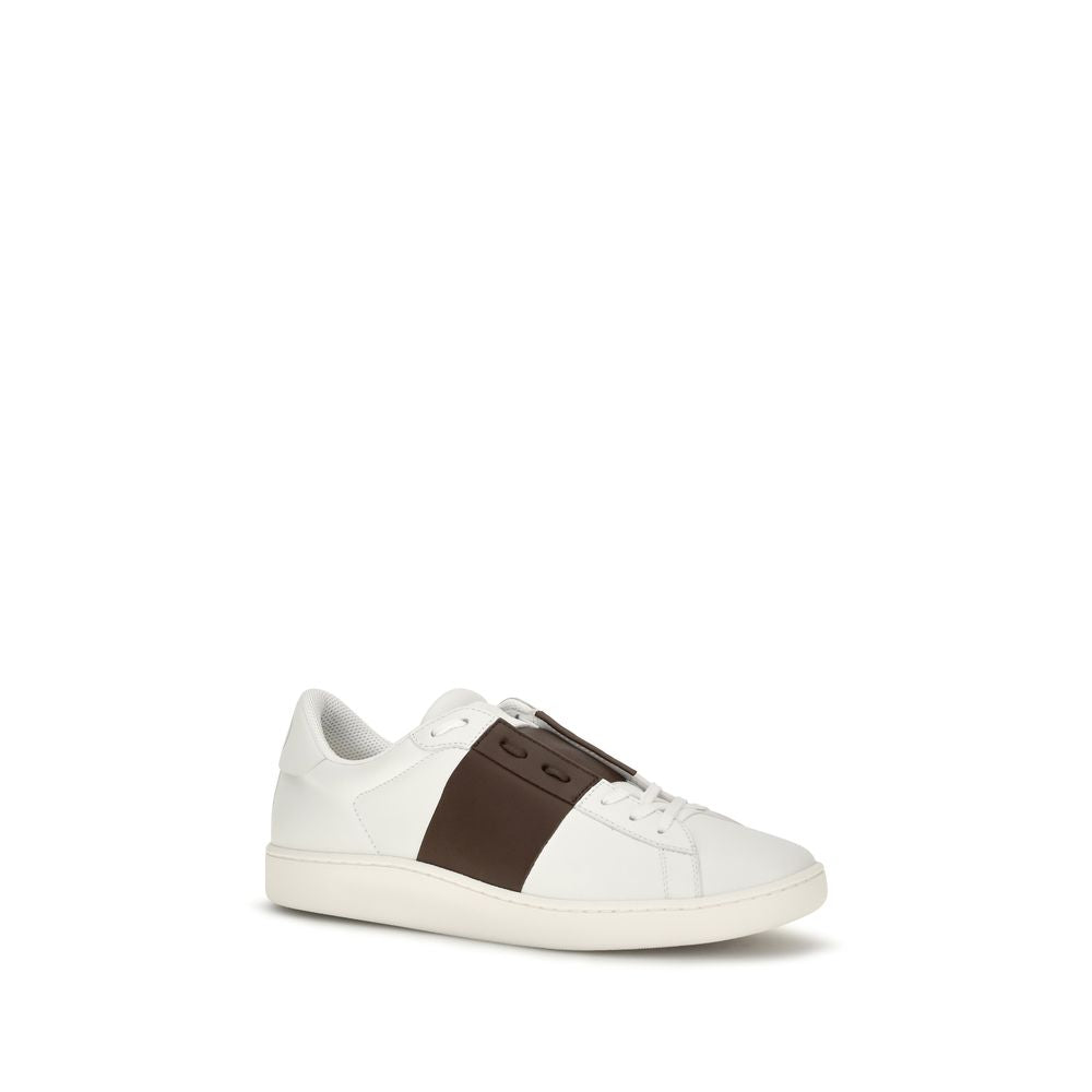 2026 New Arrival Valentino Garavani White Calf Leather Bos Taurus Low Top Sneakers