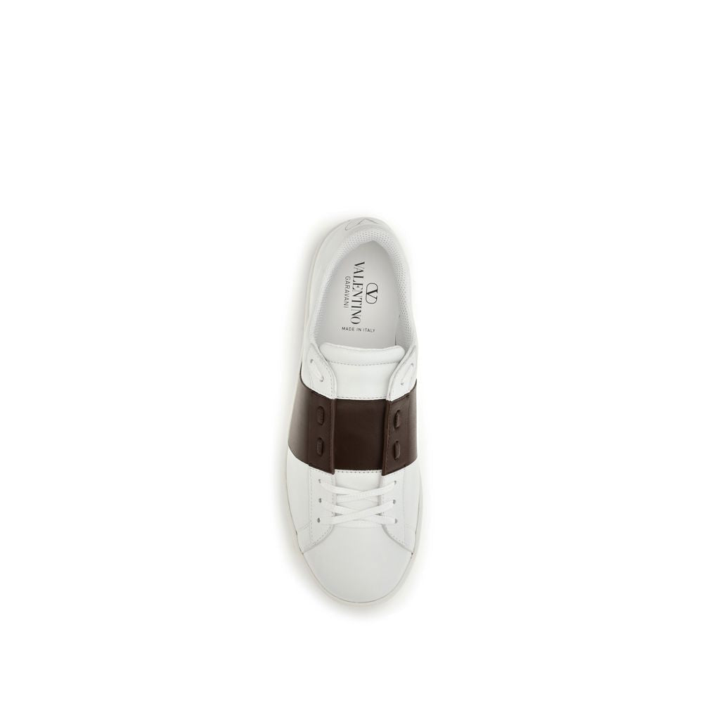 2026 New Arrival Valentino Garavani White Calf Leather Bos Taurus Low Top Sneakers