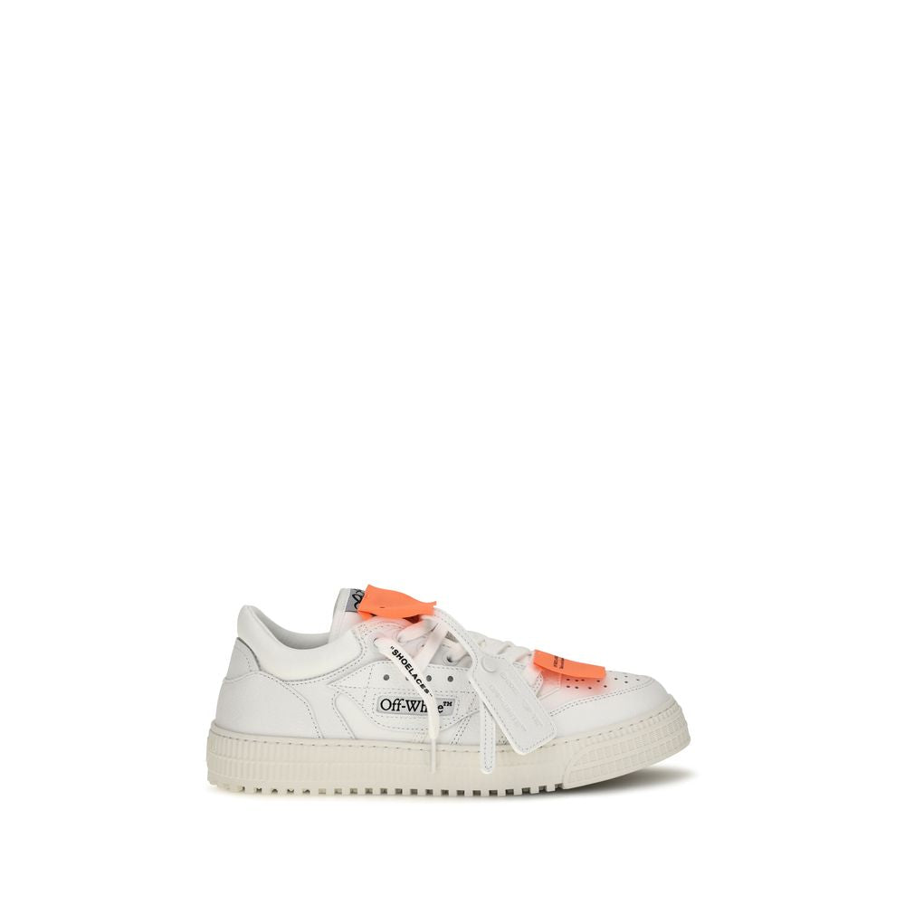 2026 New Arrival Off-White White Calf Leather Bos Taurus Low Top Sneakers