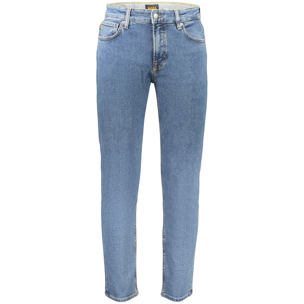 2026 New Arrival Hugo Boss Blue Cotton Men's Jean