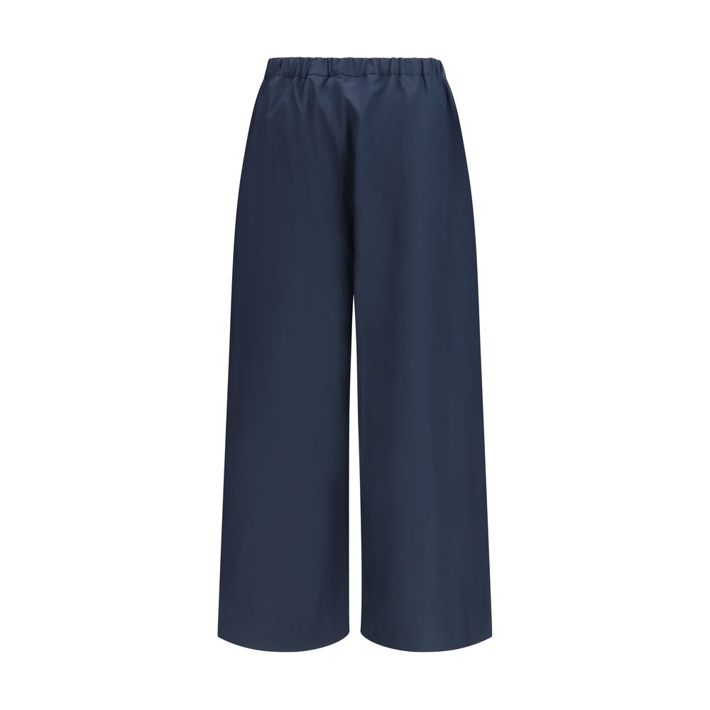 2026 New Arrival 'S Max Mara Blue Cotton Casual Pants