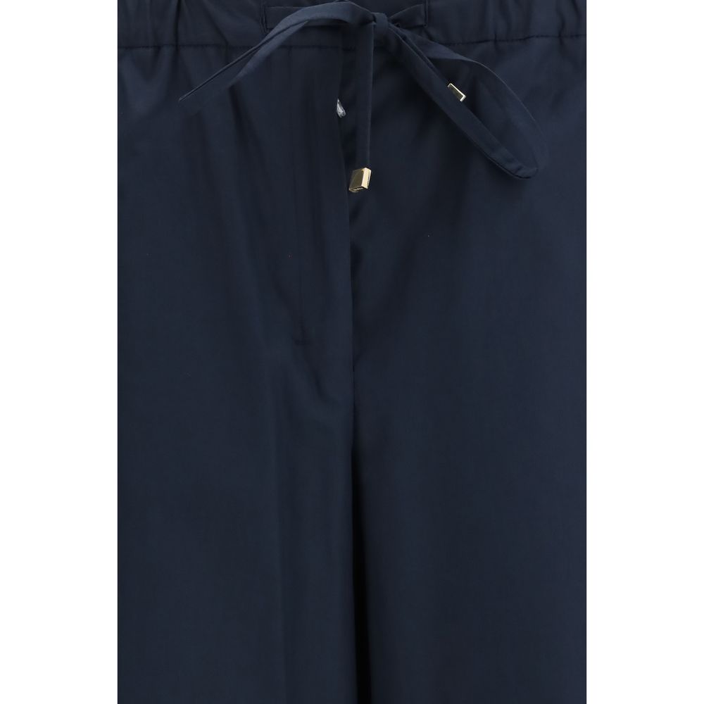 2026 New Arrival 'S Max Mara Blue Cotton Casual Pants