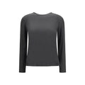 2026 New Arrival 'S Max Mara Gray Cotton Long Sleeve T-Shirt
