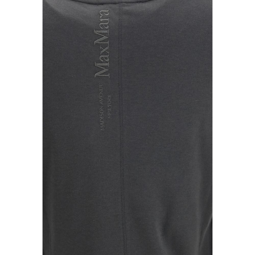 2026 New Arrival 'S Max Mara Gray Cotton Long Sleeve T-Shirt