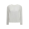 2026 New Arrival 'S Max Mara White Cotton Long Sleeve T-Shirt