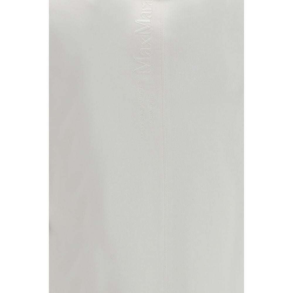 2026 New Arrival 'S Max Mara White Cotton Long Sleeve T-Shirt
