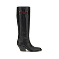2026 New Arrival Chloé Black Calf Leather Bos Taurus Over The Knee