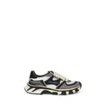 2026 New Arrival Dolce & Gabbana Gray Calf Leather Bos Taurus Chunky Sneakers