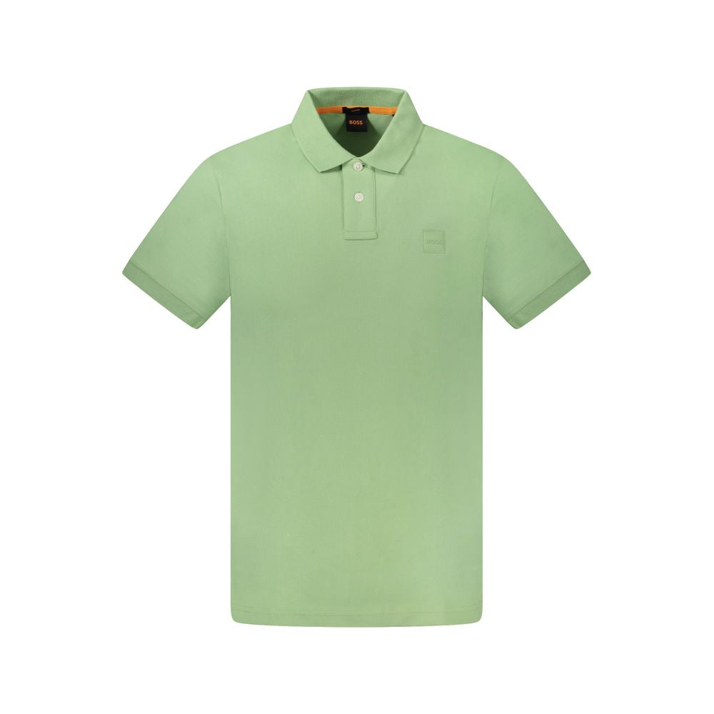 2026 New Arrival Hugo Boss Green Cotton Men's Polo