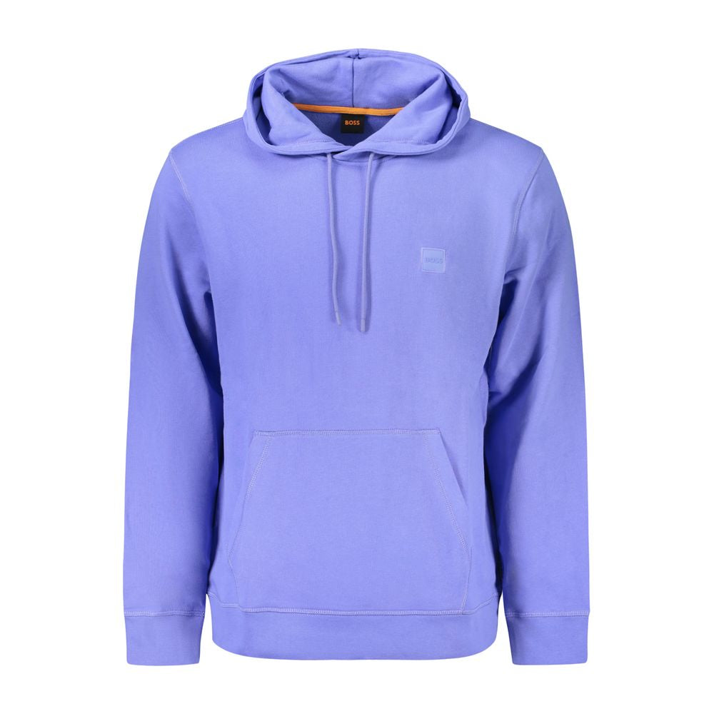 2026 New Arrival Hugo Boss Blue Cotton Men's Sweatshirt