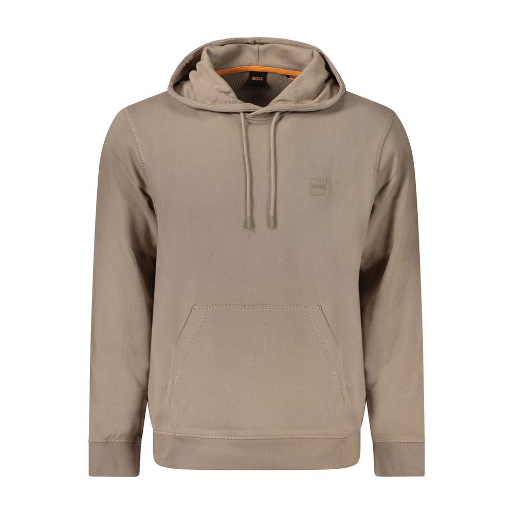 2026 New Arrival Hugo Boss Brown Cotton Men's Sweatshirt