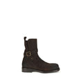2026 New Arrival Burberry Brown Calf Leather Bos Taurus Lace-Up Boots
