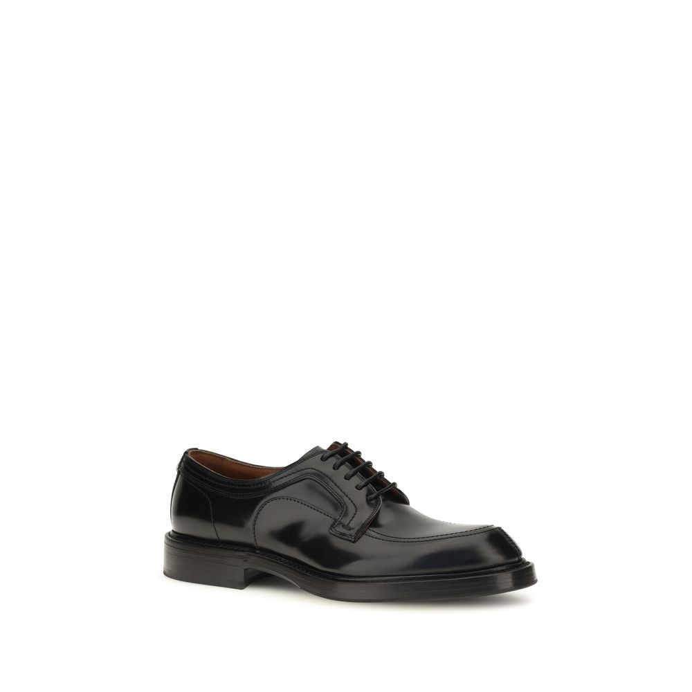 2026 New Arrival Dolce & Gabbana Black Calf Leather Bos Taurus Oxfords And Derbies