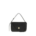 2026 New Arrival Ferragamo Black Calf Leather Bos Taurus Shoulder Bag
