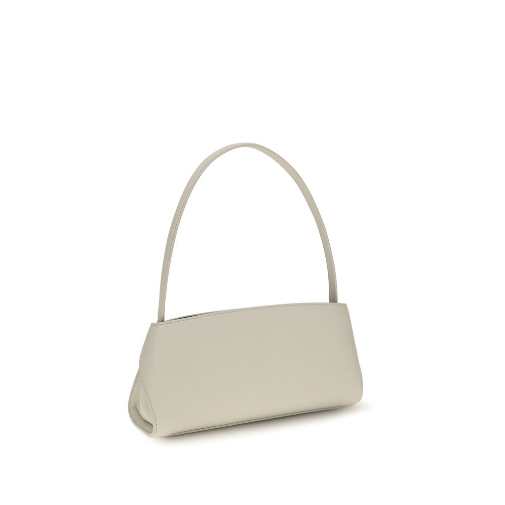 2026 New Arrival Ferragamo Beige Calf Leather Bos Taurus Shoulder Bag