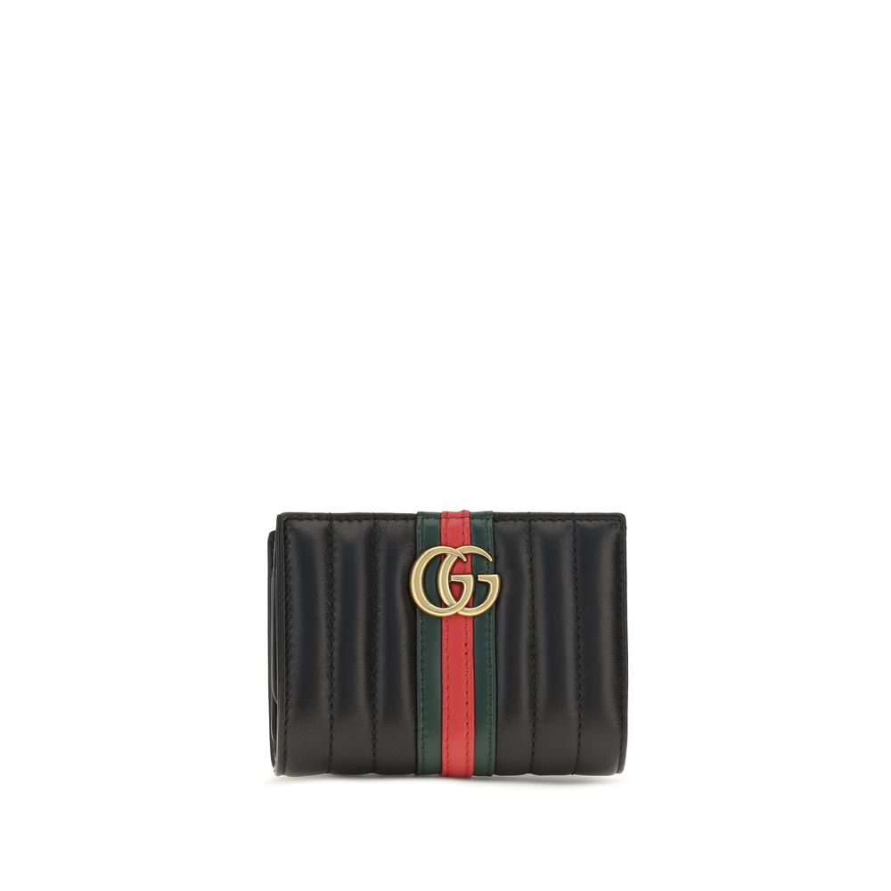 2026 New Arrival Gucci Black Calf Leather Bos Taurus Wallet