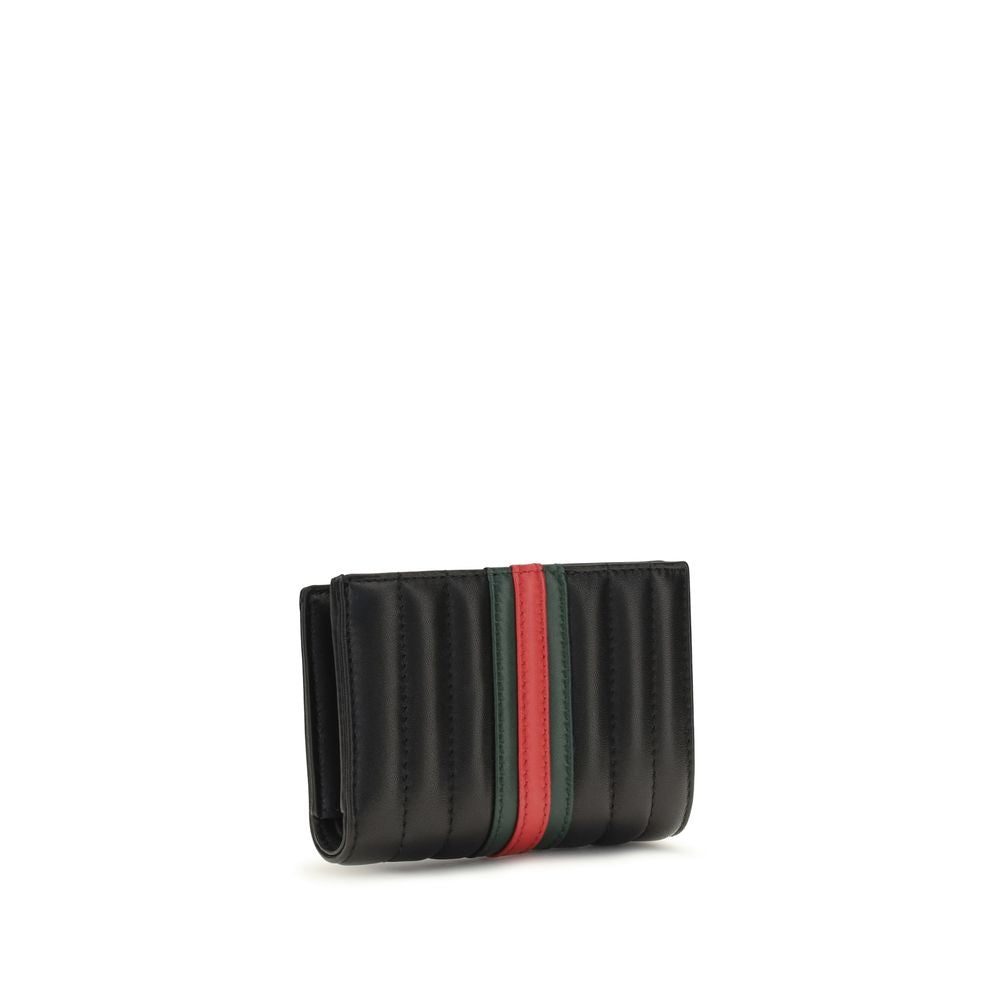 2026 New Arrival Gucci Black Calf Leather Bos Taurus Wallet