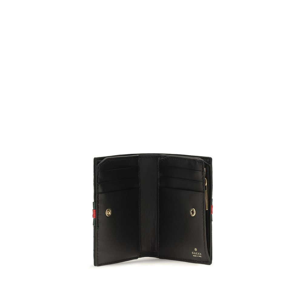 2026 New Arrival Gucci Black Calf Leather Bos Taurus Wallet