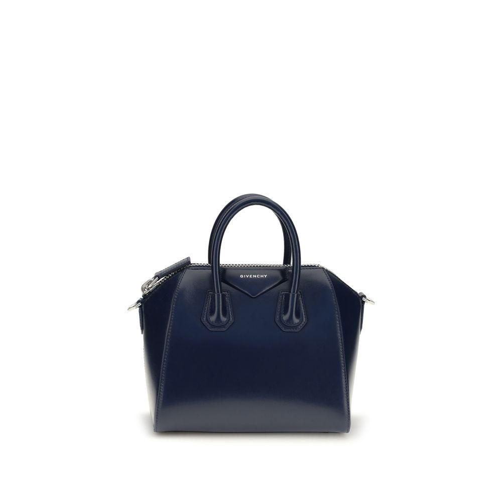 2026 New Arrival Givenchy Blue Calf Leather Bos Taurus Handbag